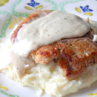 Chicken Fried Pork With Milk Gravy