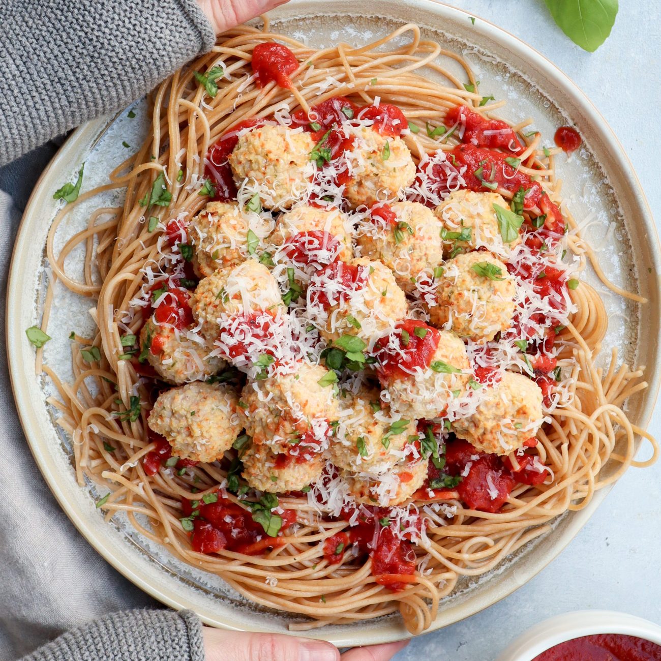 Chicken Meatballs For Spaghetti And