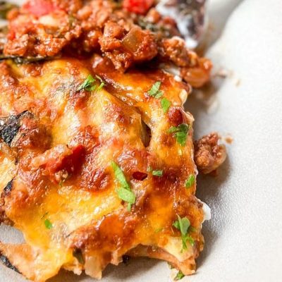 Chicken Or Beef Enchilada Casserole