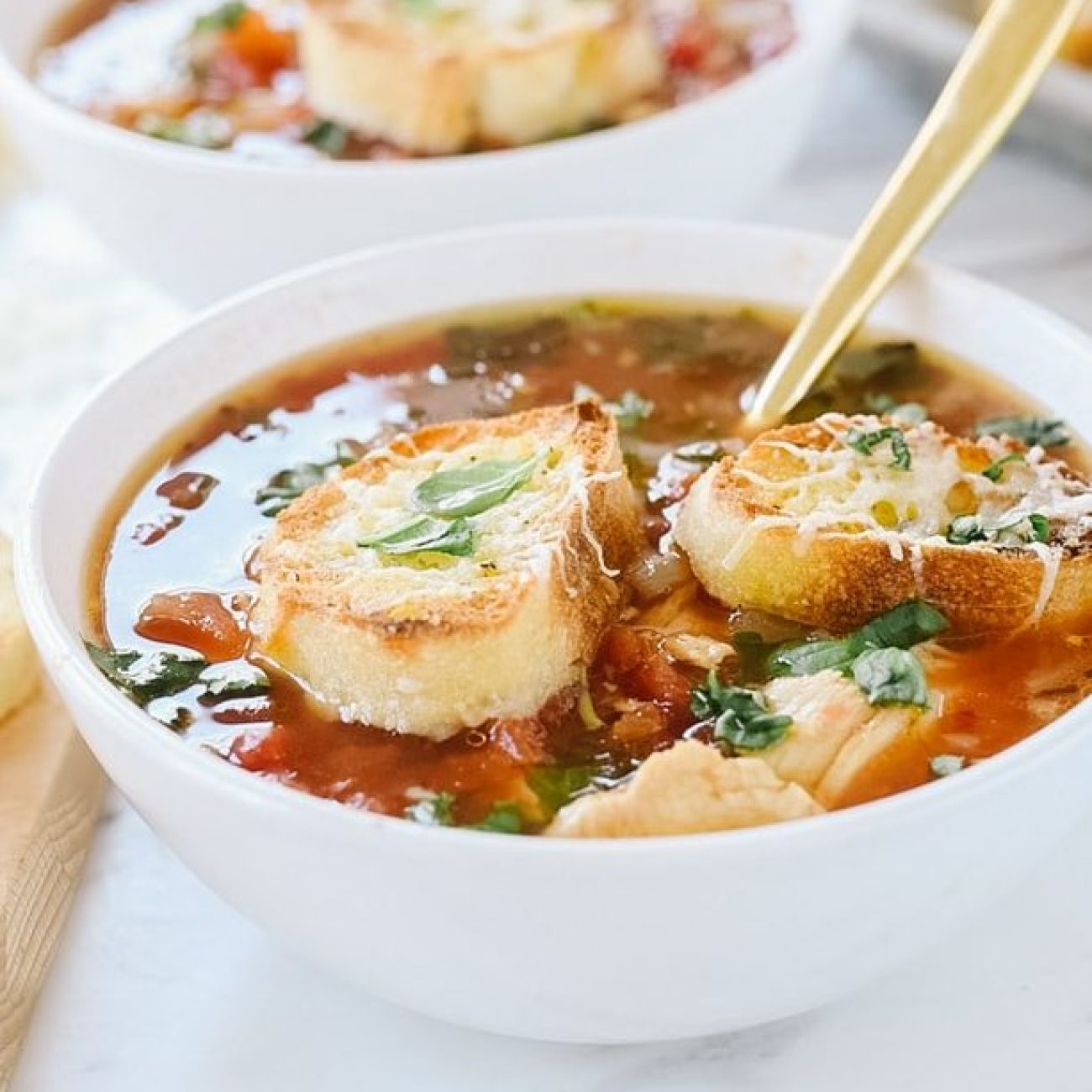 Chicken Parmigiano Soup