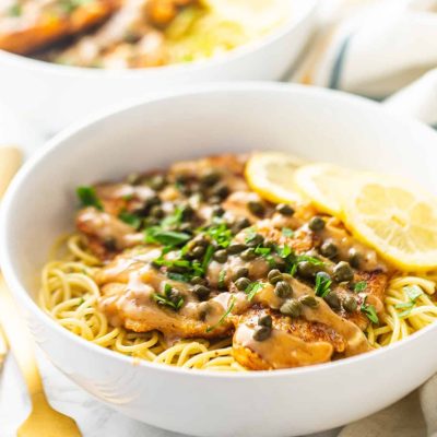 Chicken Piccata With Mushrooms