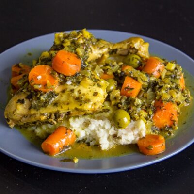 Chicken Tagine With Spring Vegetables