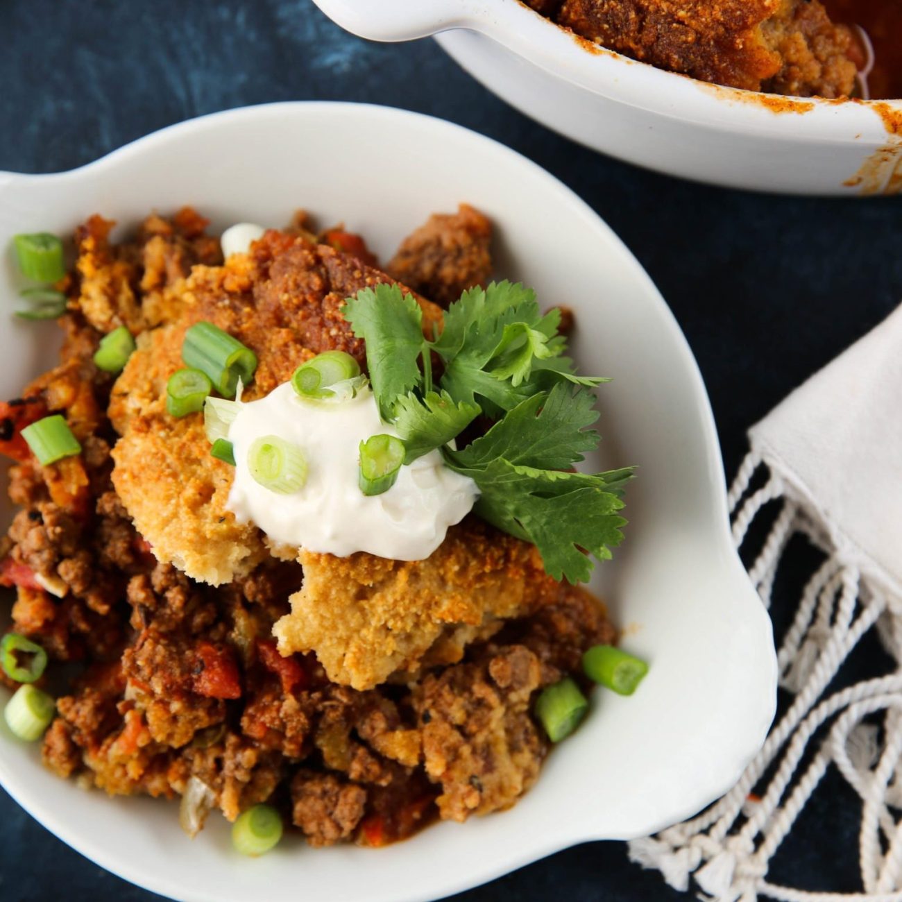 Chili And Cornbread Casserole