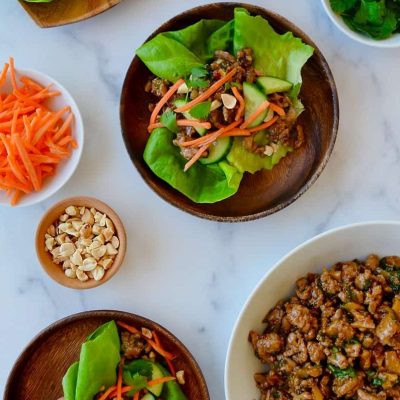 Chinese Chicken Lettuce Wraps