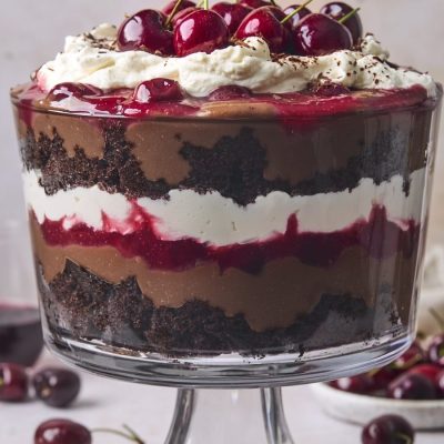 Chocolate Cherry Truffle Cake