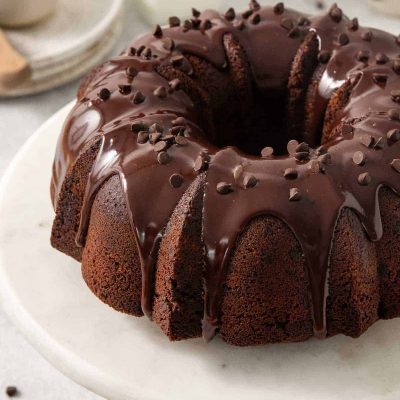 Chocolate Chip Bundt Cake Optional