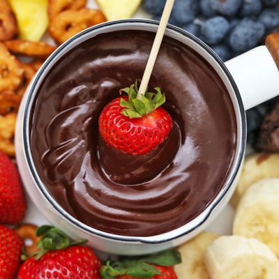 Chocolate Fondue For Fruit Or Whatever