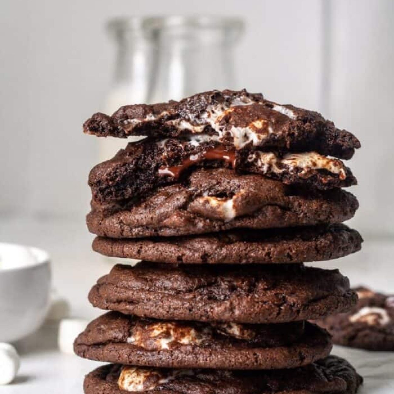 Chocolate Marshmallow Cookies