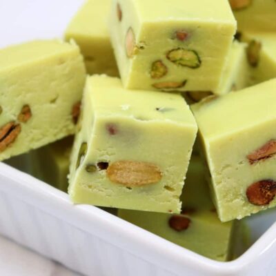 Chocolate Pistachio Fudge