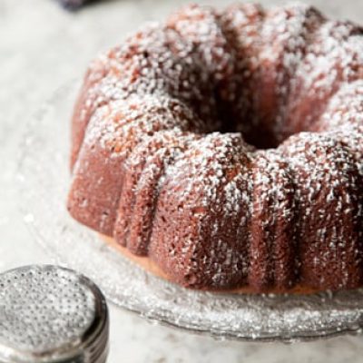 Chocolate Sour Cream Pound Cake