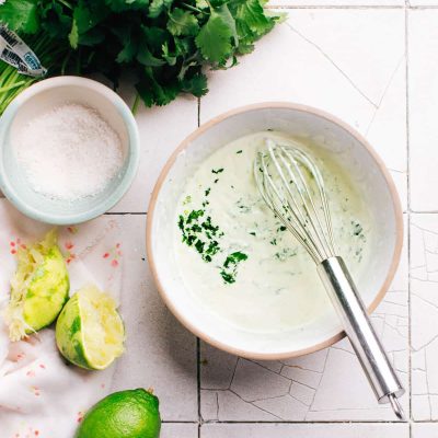 Cilantro Cream Sauce