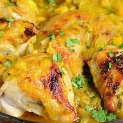 Coconut Chicken With Tropical Fruit