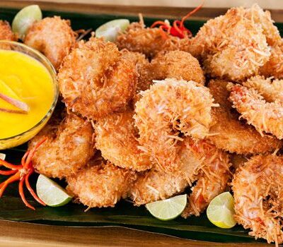 Coconut Shrimp With Tamarind Ginger Sauce