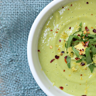 Cold Cucumber And Avocado Soup