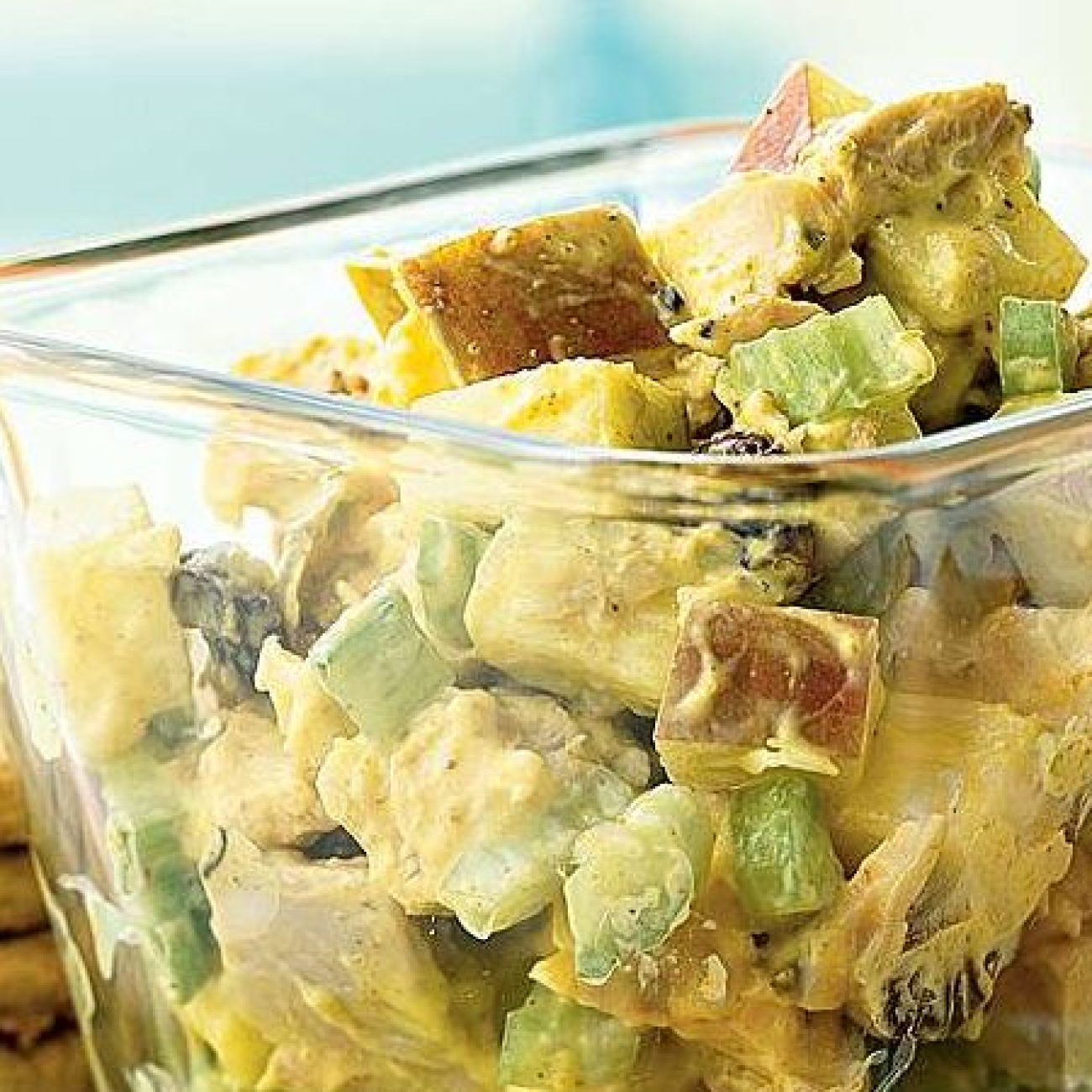 Cold Curried Chicken Salad With