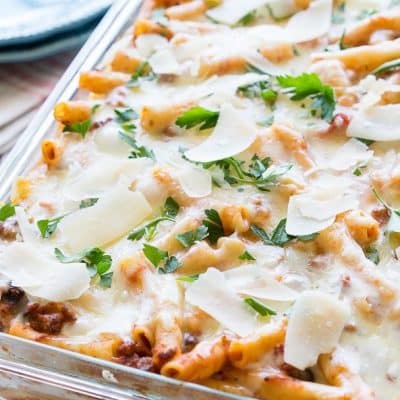 Cooking Lights Baked Ziti Casserole