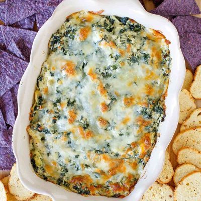 Copycat Olive Garden Spinach Artichoke Dip