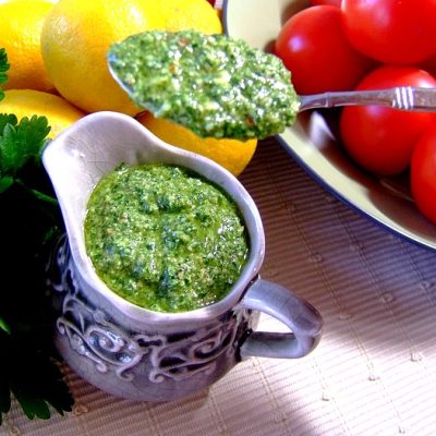 Coriander Parsley Pesto