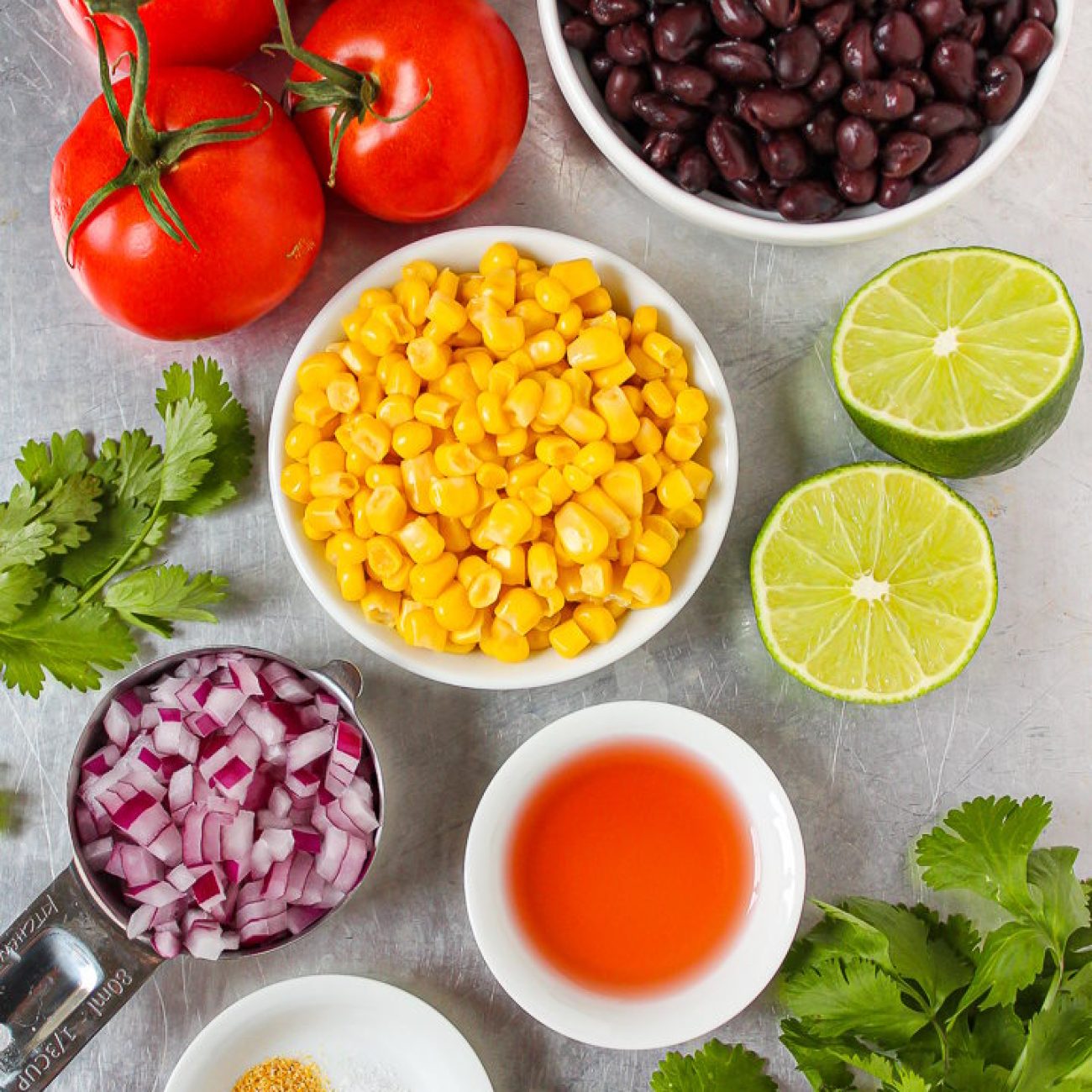 Corn, Tomato, And Black Bean Salsa