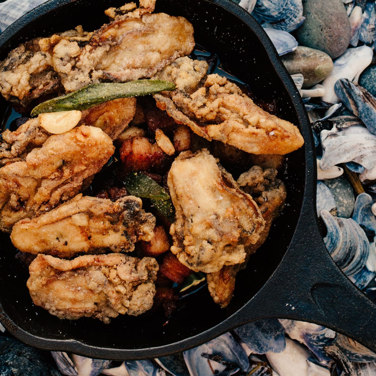 Cornmeal Fried Oysters With Chipotle