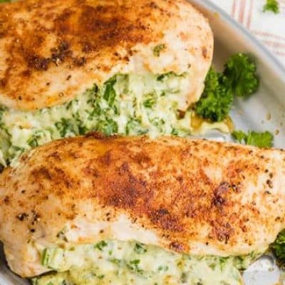 Crab And Spinach Stuffed Chicken Breast Recipe