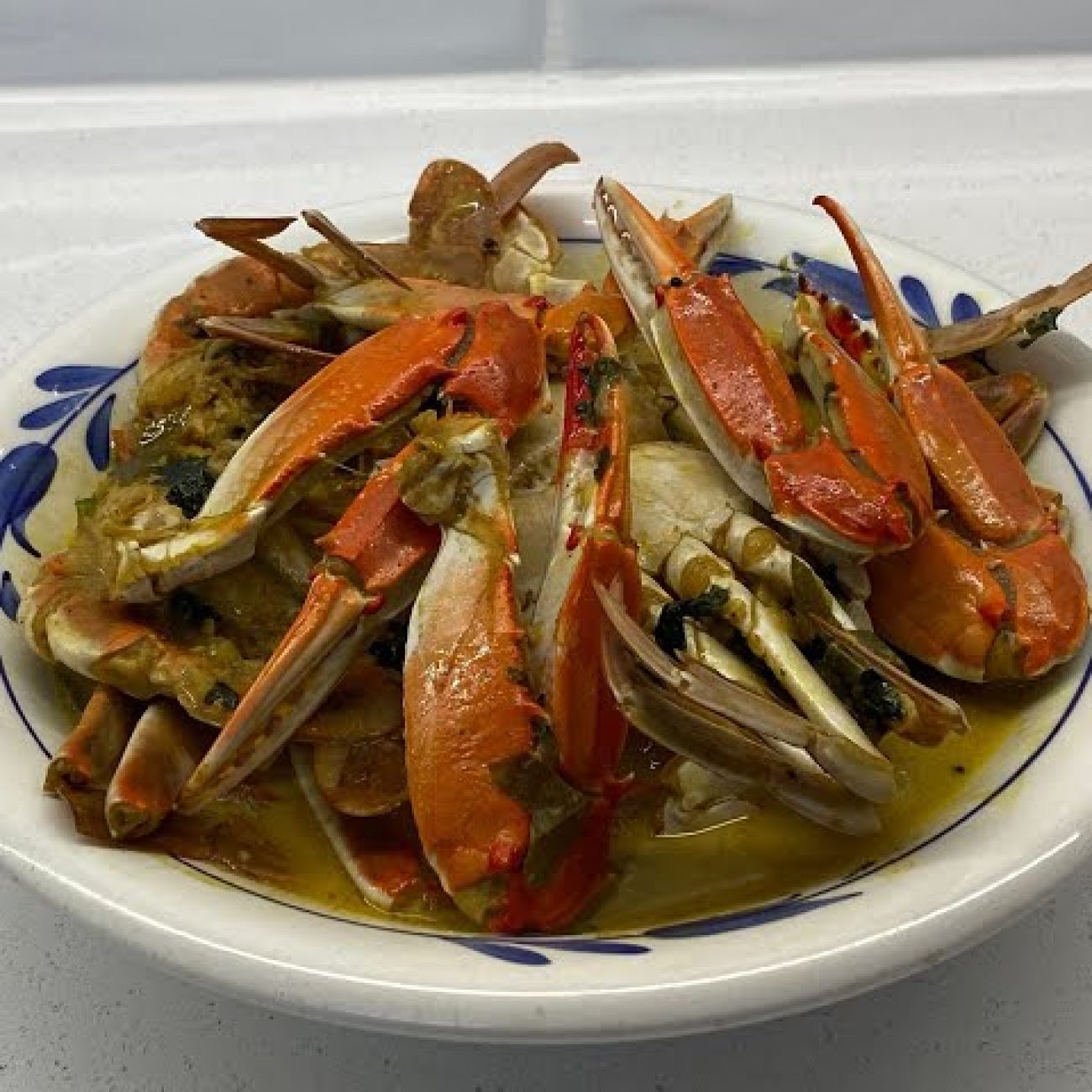 Crab Bhajias