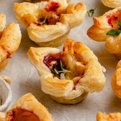 Cranberry And Brie Bites