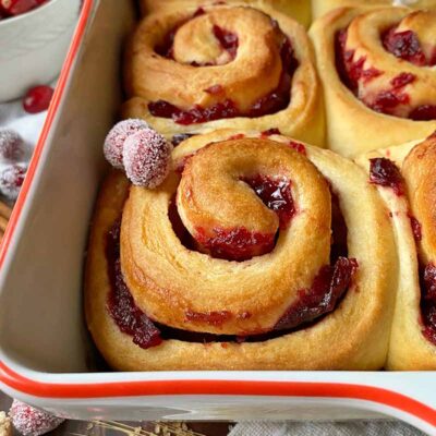 Cranberry Sticky Buns