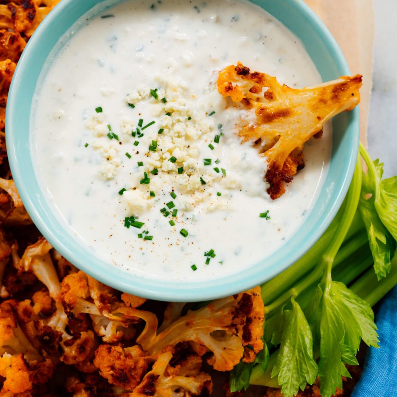 Creamy Baked Blue Cheese Dip Recipe