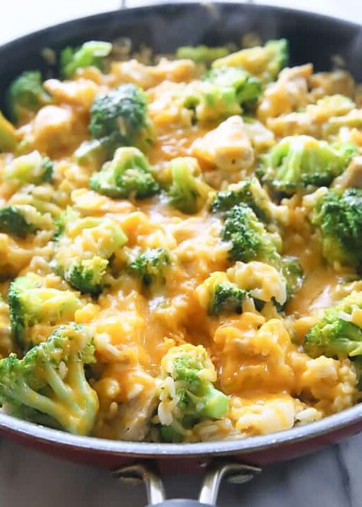 Creamy Chicken, Broccoli And Brown Rice