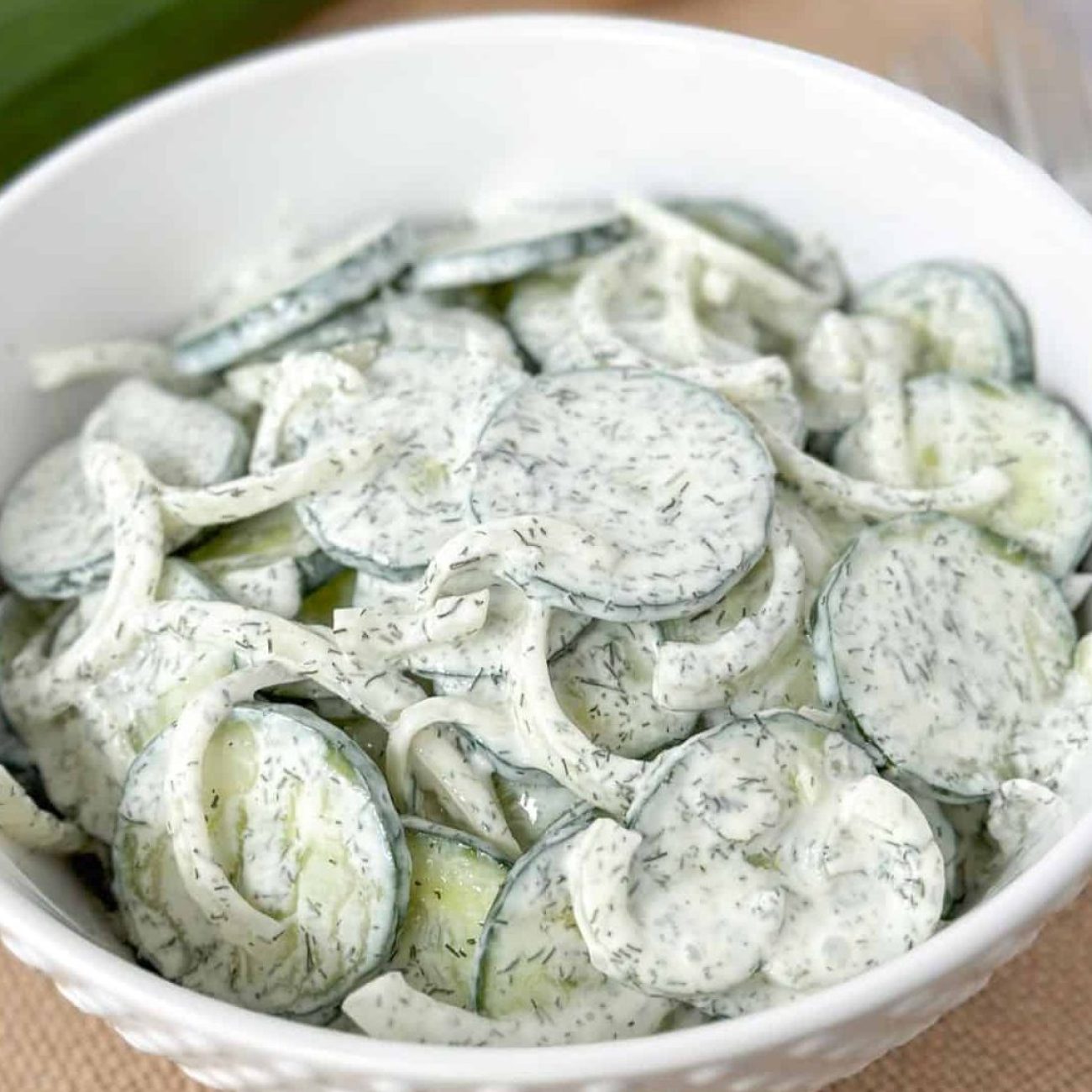 Creamy Cucumbers