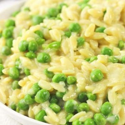 Creamy Parmesan Peas