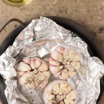 Creamy Roasted Garlic And Greens Dip