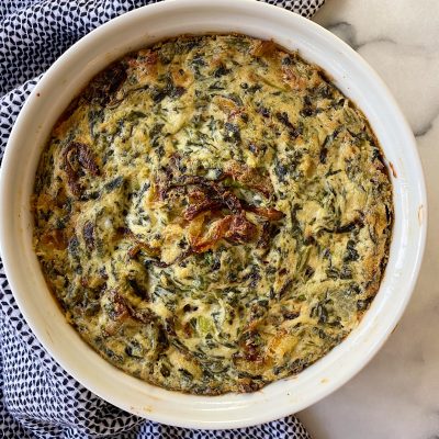 Creamy Spinach and Caramelized Onion Dip Recipe