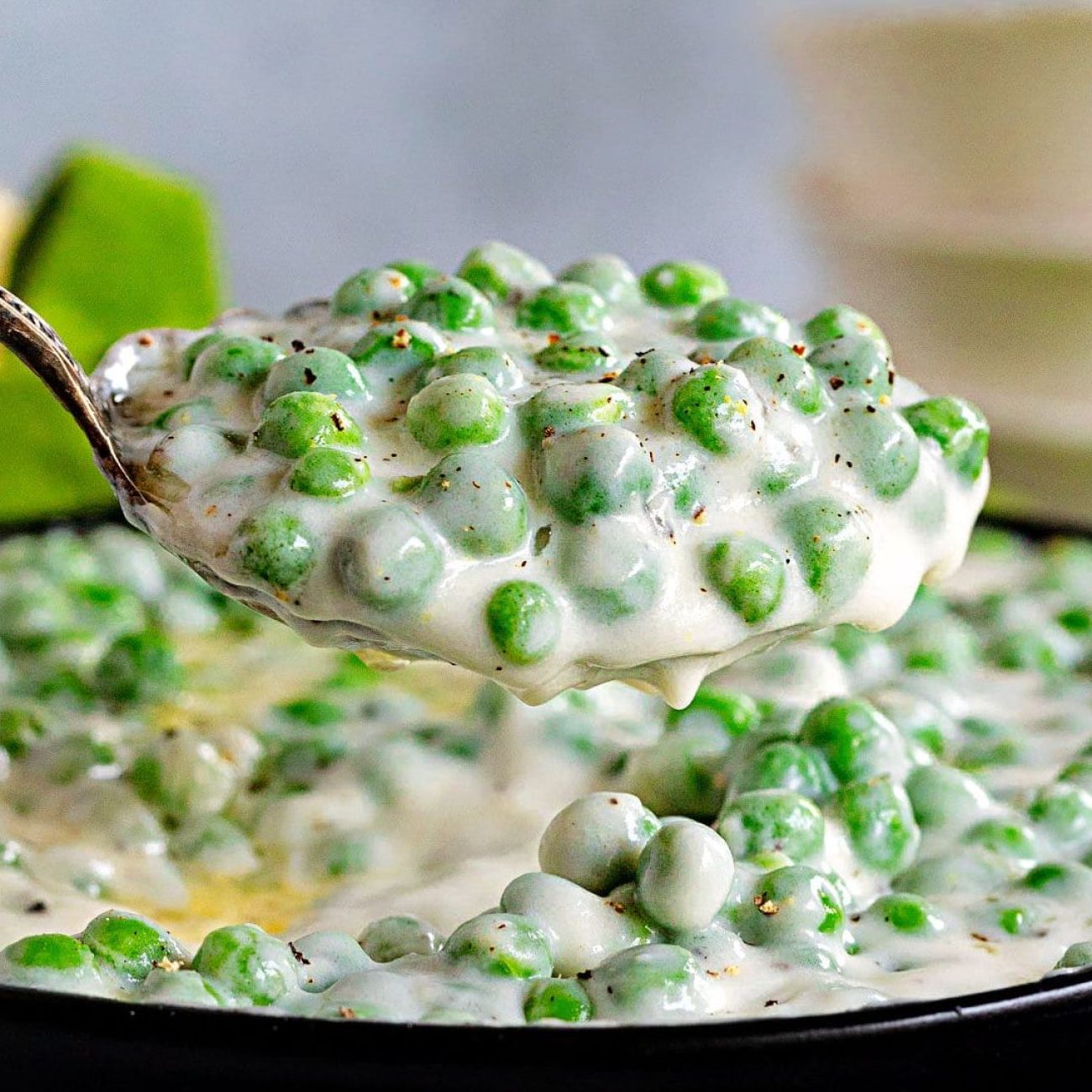 Creamy Summer Pea and Cheese Casserole Recipe