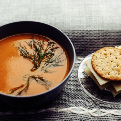 Creamy Tomato Soup With Fennel And Dill