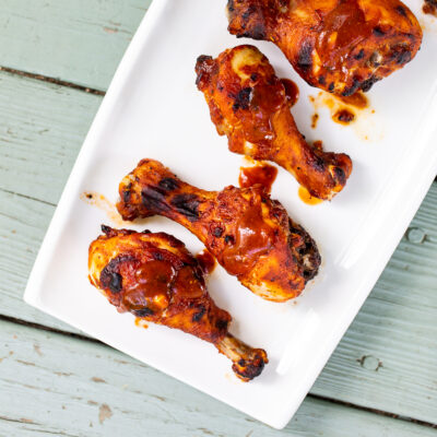 Crispy Baked Barbecued Chicken