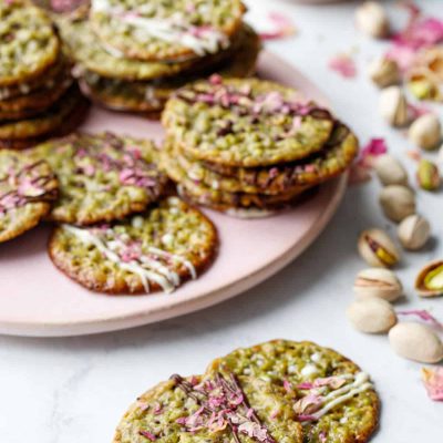 Crispy Cecchi with Toasted Almonds and Pistachios: A Nutty Delight