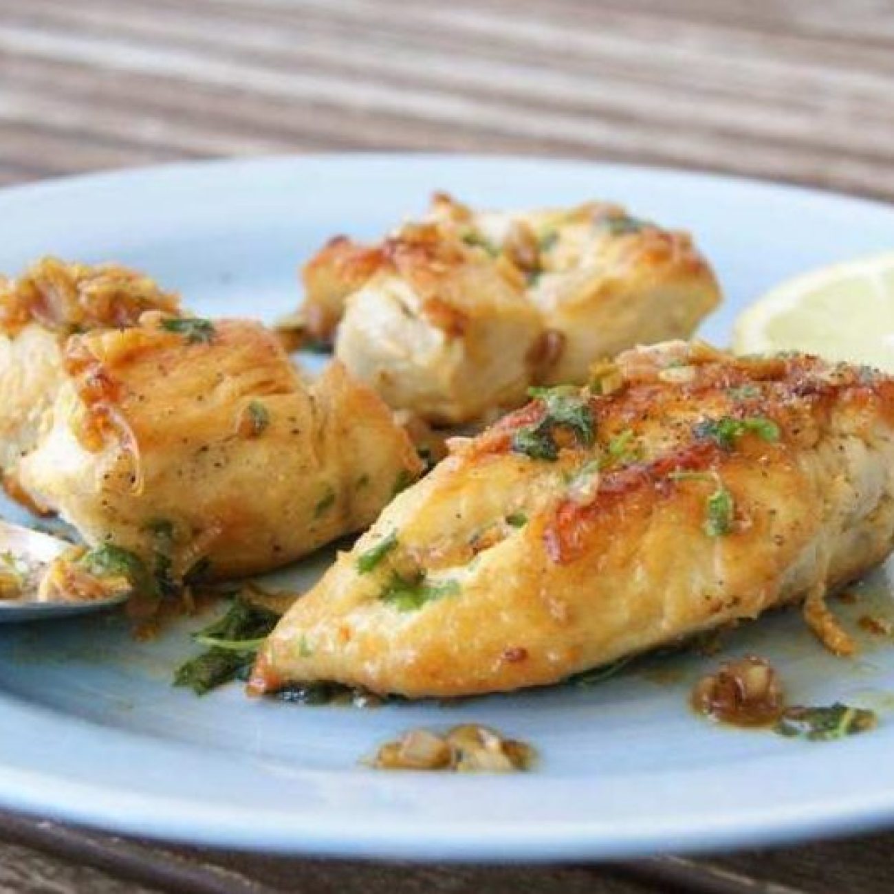 Crispy Chicken Breasts With Lemon And