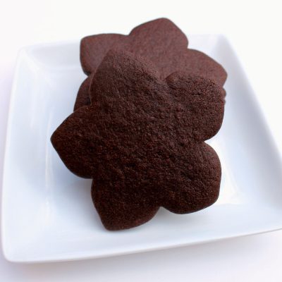 Crispy Chocolate Cookies with a Sweet Sugar Shell