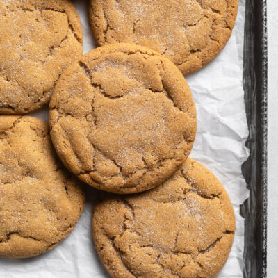 Crispy Cinnamon Sparkle Cookies