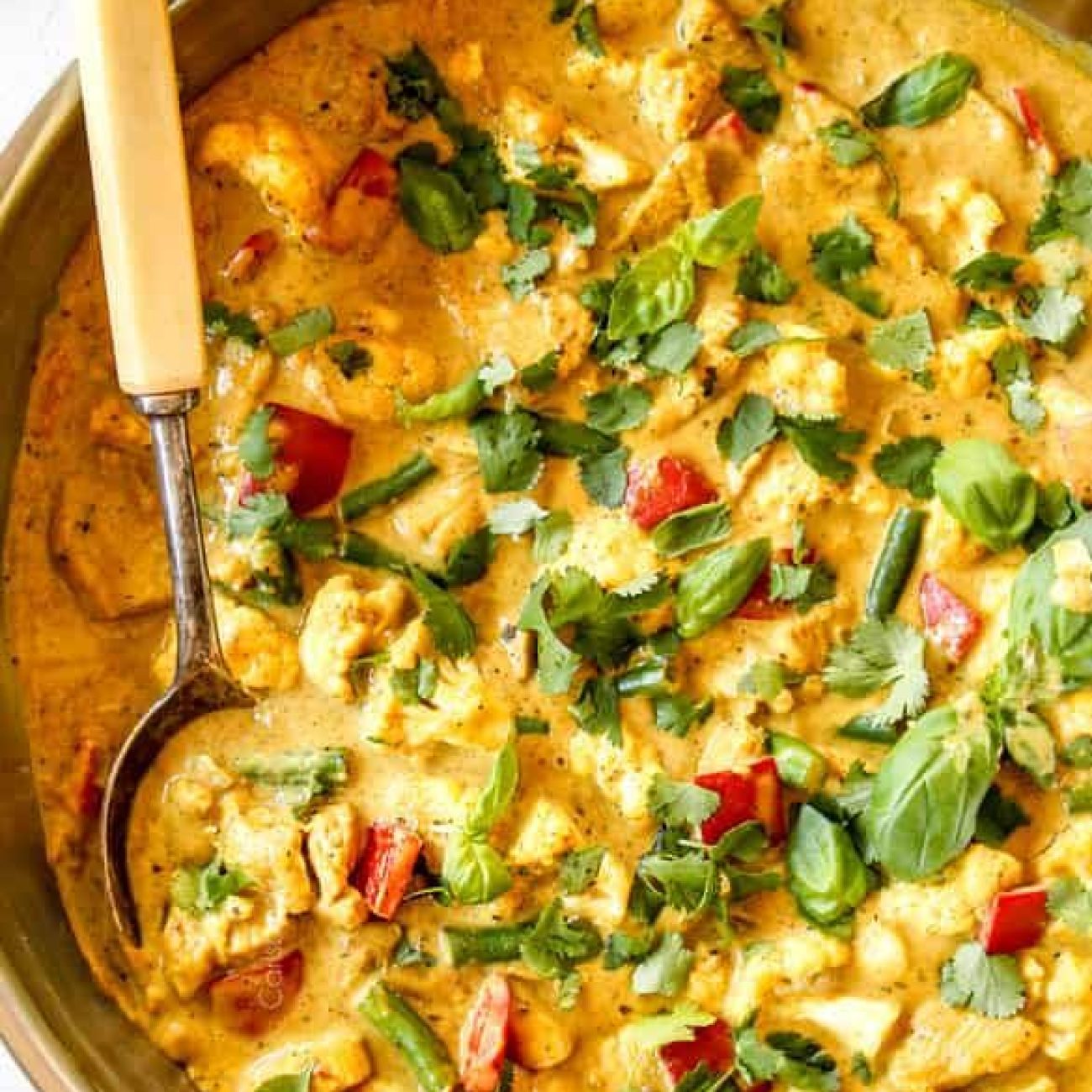 Crispy Coconut Chicken With A Apricot Curry