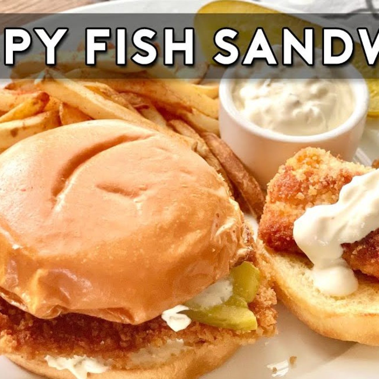 Crispy Fish Or Chicken Sandwich With