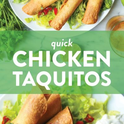 Crispy Homemade Authentic Chicken Taquitos Recipe