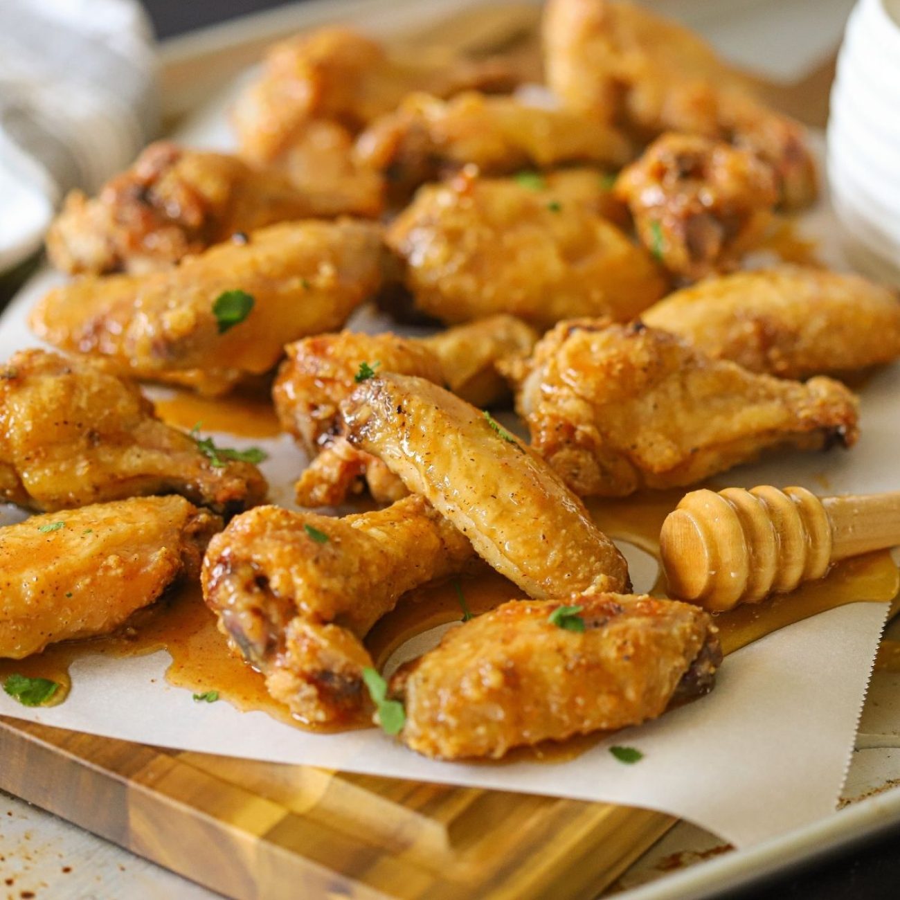 Crispy Honey-Glazed Chicken Wings with a Zesty Twist