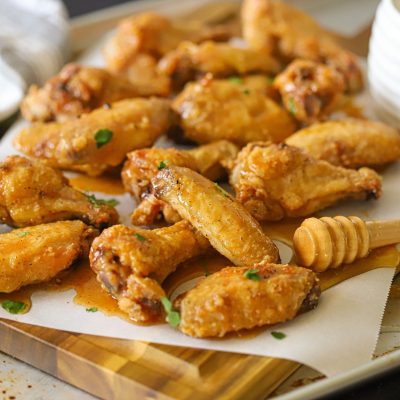Crispy Honey-Glazed Chicken Wings With A Zesty Twist