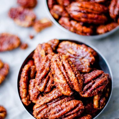 Crispy Honey-Glazed Pecans With A Spicy Kick