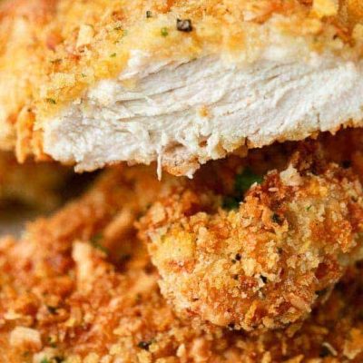 Crispy Parmesan Chicken Fingers