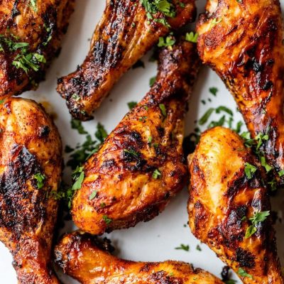 Crispy Spice-Rubbed Chicken Strips with Fresh Cilantro Dip