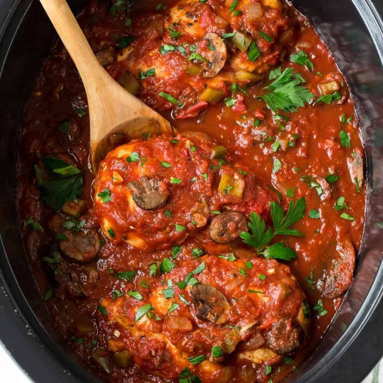 Crock Pot Chicken With Tomato And
